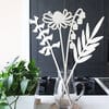 Houten bloem - Palm (55cm)