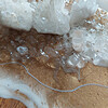 Mega serveerplank goud en wit met diverse stenen 45x57 cm