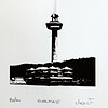 Monocolor zeefdruk Euromast mini