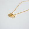 Halssnoer - LOUISE - verguld zilver