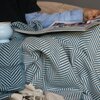 Hamamdoek hiera - hammamdoek reis handdoek dames en heren - zacht, licht & groot - 100x220 cm - blauw