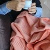 Hamamdoek xl hiera - hammam strandlaken sauna handdoek backpacken - dames en heren - extra groot - 100x220 cm - oranje