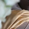 Hamamdoek xl hiera - beachbed cover - hammamdoek reis handdoek dames en heren - zacht, licht & groot - 100x220 cm - geel