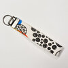 Keyfob Sleutelhanger Bold wit