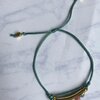 Verstelbaar armbandje met jade, rhodoniet en zoetwaterparel