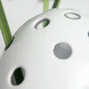 Fly's Eye Vase Big - White & White Rim