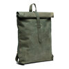 Beocca - Leren rugzak Mavis groen - 15" laptoptas