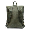 Beocca - Leren rugzak Mavis groen - 15" laptoptas
