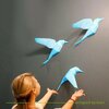 DIY pakket Vogels – compleet knutselpakket met snijmat, liniaal, vouwbeen, mesje - Verschillende kleuren