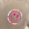 Sweater smiley - neon pink