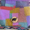 Hand geborduurde tas, boho stijl tas