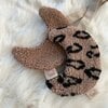 Speendoekje maan - leopard bruin