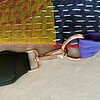 Hand geborduurde tas, boho stijl tas