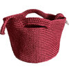 Gehaakte macramé schouder mand tas