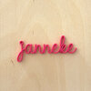Gepersonaliseerde 3Dprinted hanger voor ketting (ook als pin te bestellen)