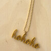 3Dprinted naamketting "HoHoHo"