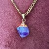 Ketting met ruwe edelsteen Amethist