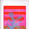 Monoprint matisse- streep