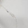 Rode filigree hart ketting