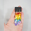 Holografische regenboog oorbellen