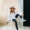 Kimono Patrizia White Tencel