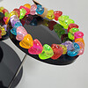 Glitter hart rek armband