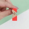 Lasergesneden houten geometrische hangoorbellen