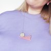Organische vormen ketting "Pointy"