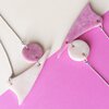 Organische vormen ketting "Pointy"