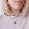 Stegosaurus dino ketting van gerecycled plastic