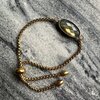 Goudkleurige armbanden met facet geslepen edelstenen