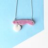 Organische vormen ketting "Wavy"