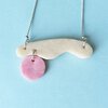 Organische vormen ketting "Wavy"