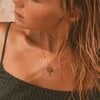 Oceaan ketting palmboom goud