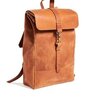 Beocca - Leren rugzak Bryce cognac - 17" laptoptas