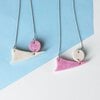 Organische vormen ketting "Pointy"