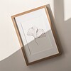 Inkttekening Ginkgo Art Print A4