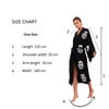 Hamsa Lange Kimono-Zwart: Luxe Badjas & Kimono in Één