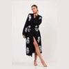 Hamsa Lange Kimono-Zwart: Luxe Badjas & Kimono in Één