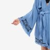 Forever Short Kimono-Blauw