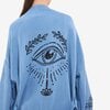 Forever Short Kimono-Blauw