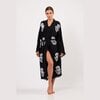 Hamsa Lange Kimono-Zwart: Luxe Badjas & Kimono in Één