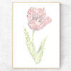 Print Tulip with Dutch shapes - A4, 30x40cm