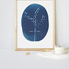 Kunst print Blauwdruk komt goed print A4