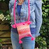 PST/festivaltasje Pink Lady, gehaakt