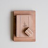 Droog Bloemen Pers DIY Kit met Drijvende Ketting Goud Groot