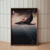 Poster - The little girl & the whale