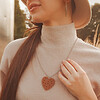 Hart houten ketting