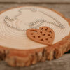 Hart houten ketting