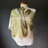 Zijden sjaal (100%) met ecoprint